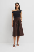 Cotton Pull-On Skirt