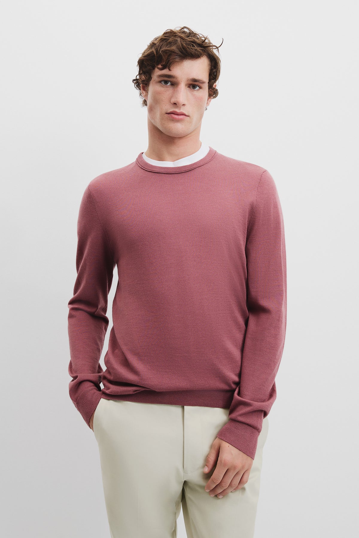 Australian Merino Wool Crew Neck Knit