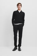 Australian Merino Wool Half Zip Knit