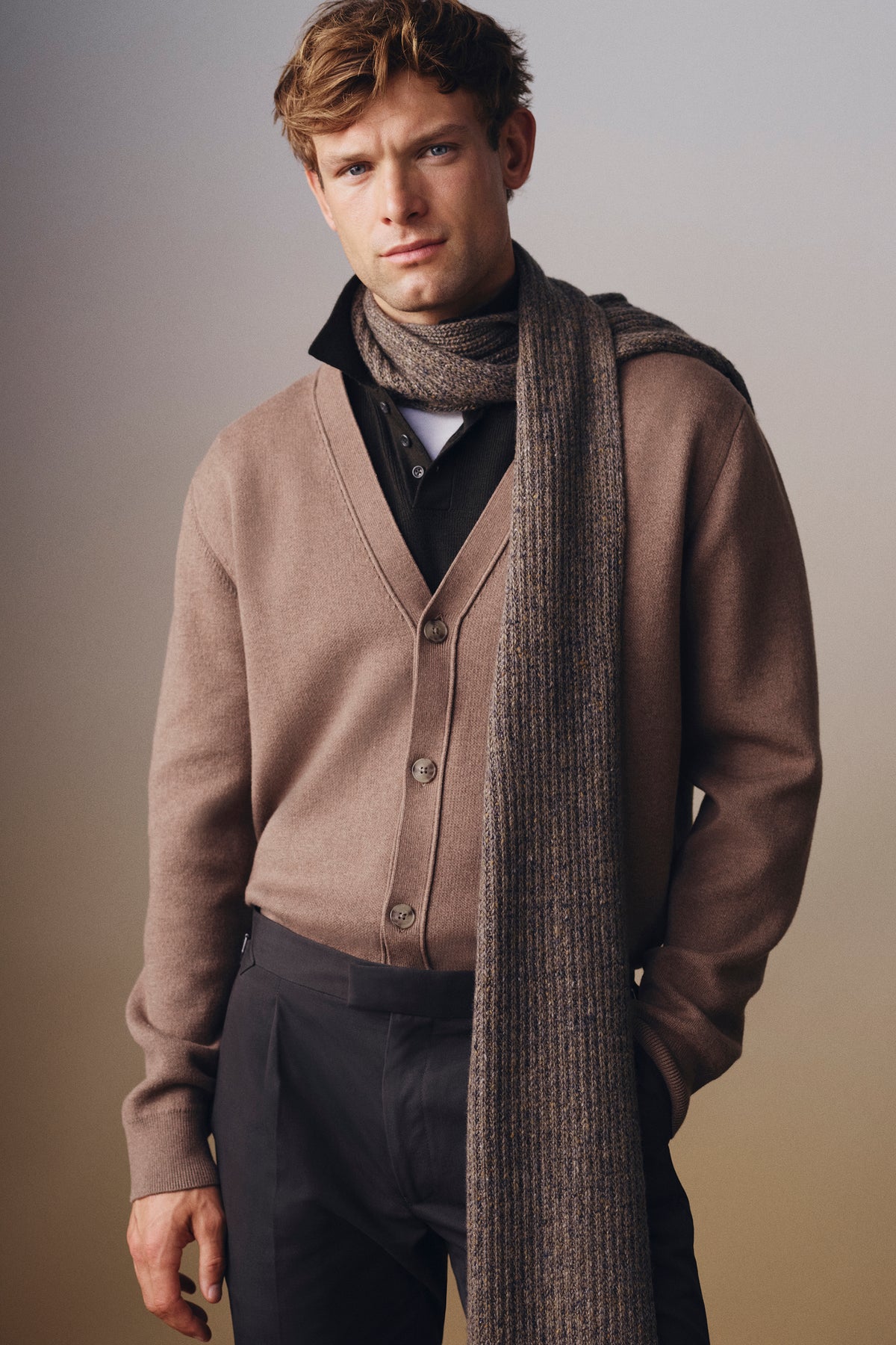 Cotton Wool Double Faced Cardigan