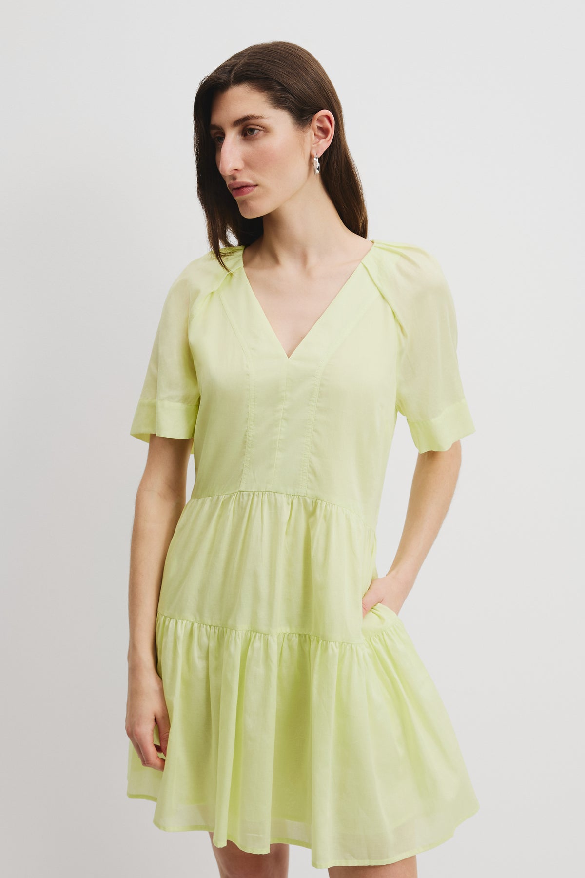 Tiered Mini Dress