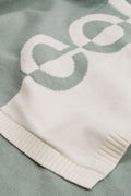 Cotton Logo Knit Blanket