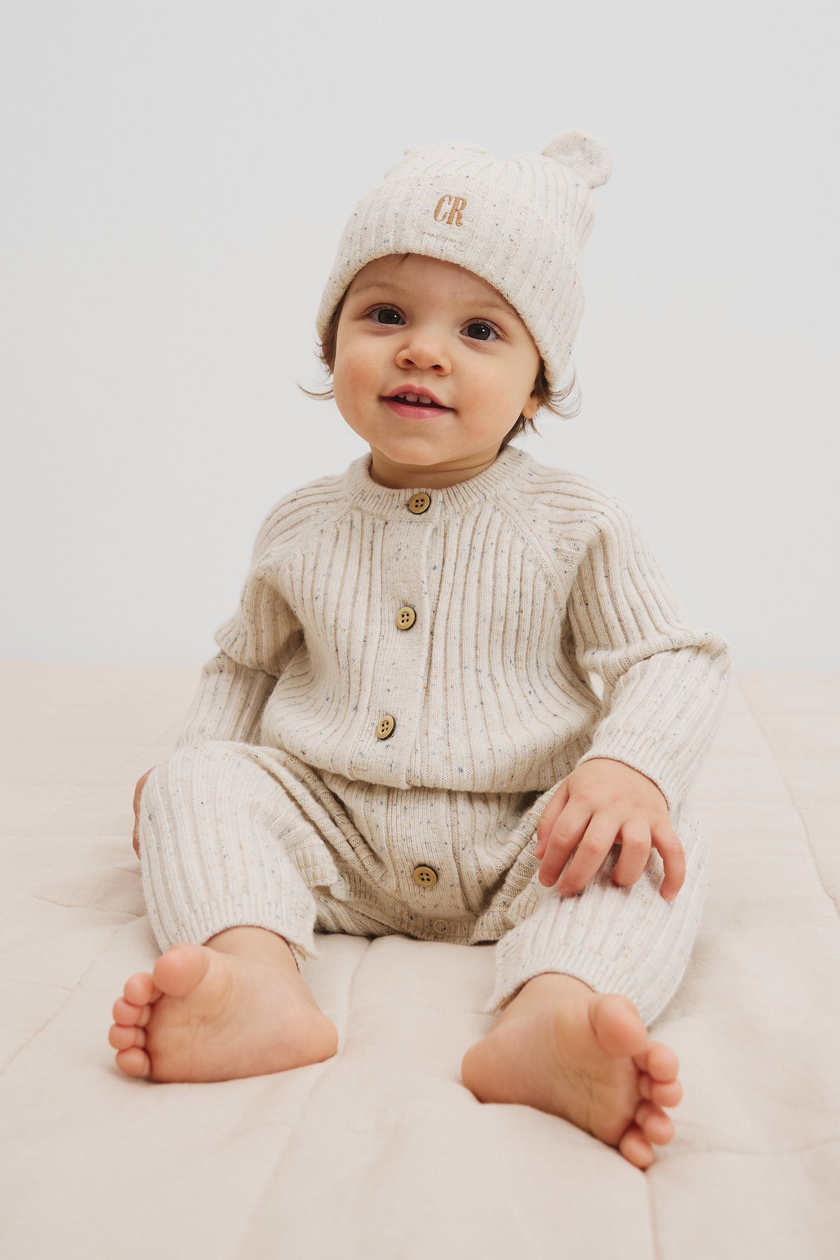 Button Knit Jumpsuit