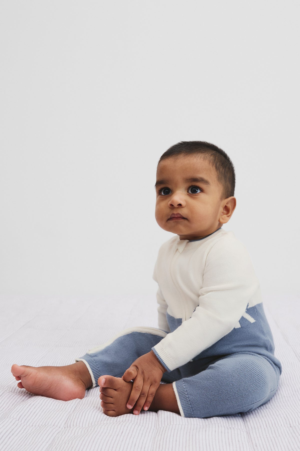 Cotton Logo Knit Jumpsuit
