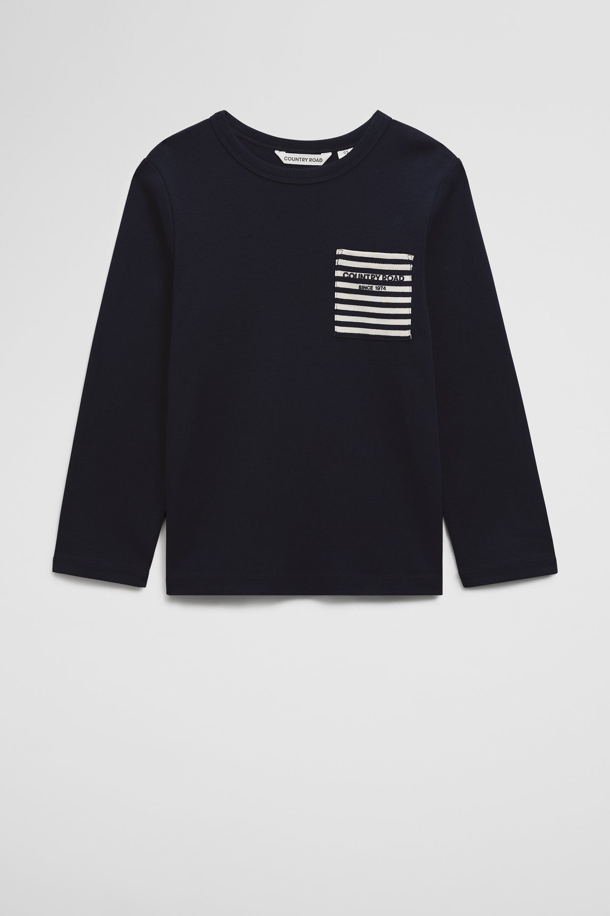 Cotton Long Sleeve Pocket T-Shirt