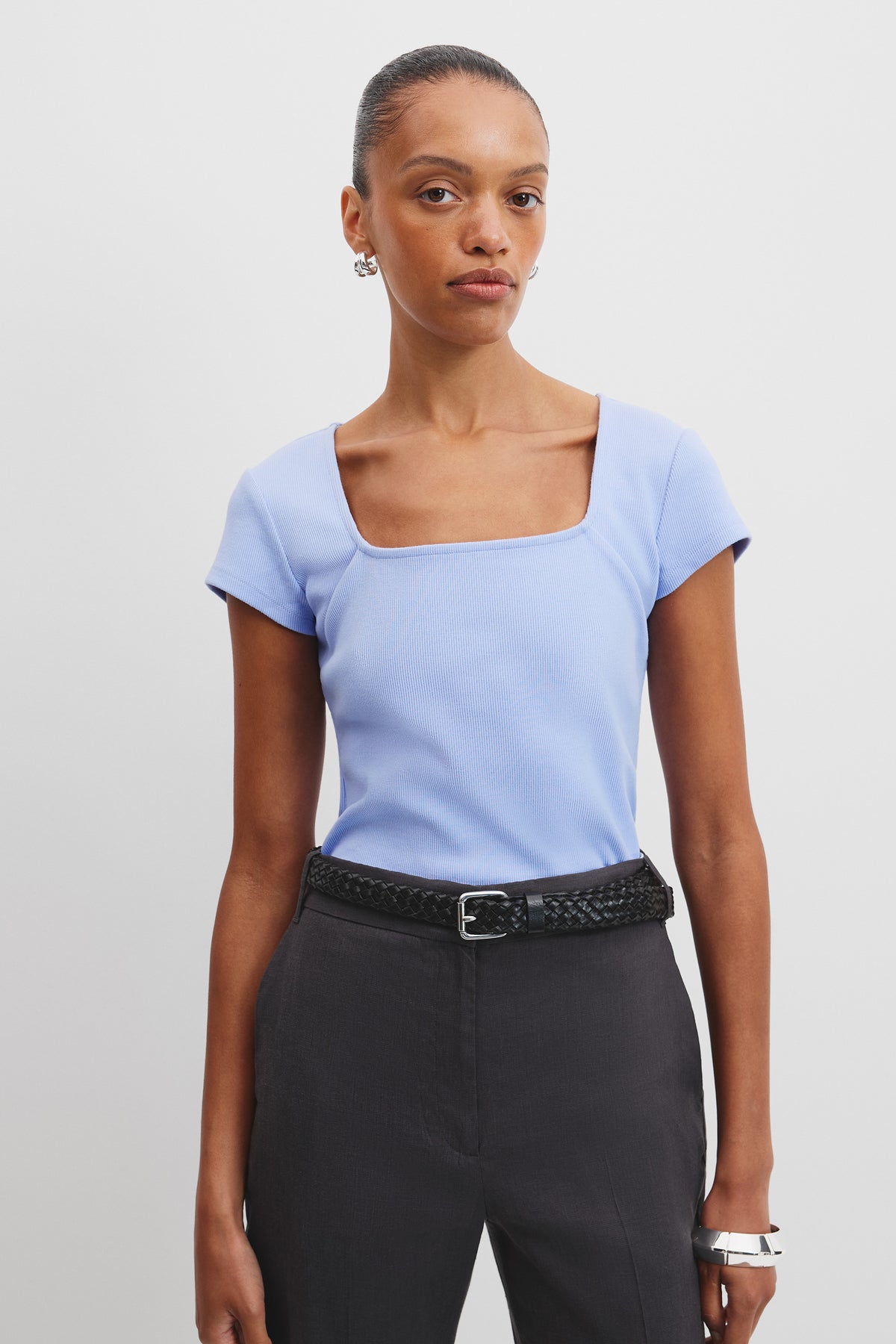 Australian Cotton Square Neck T-Shirt