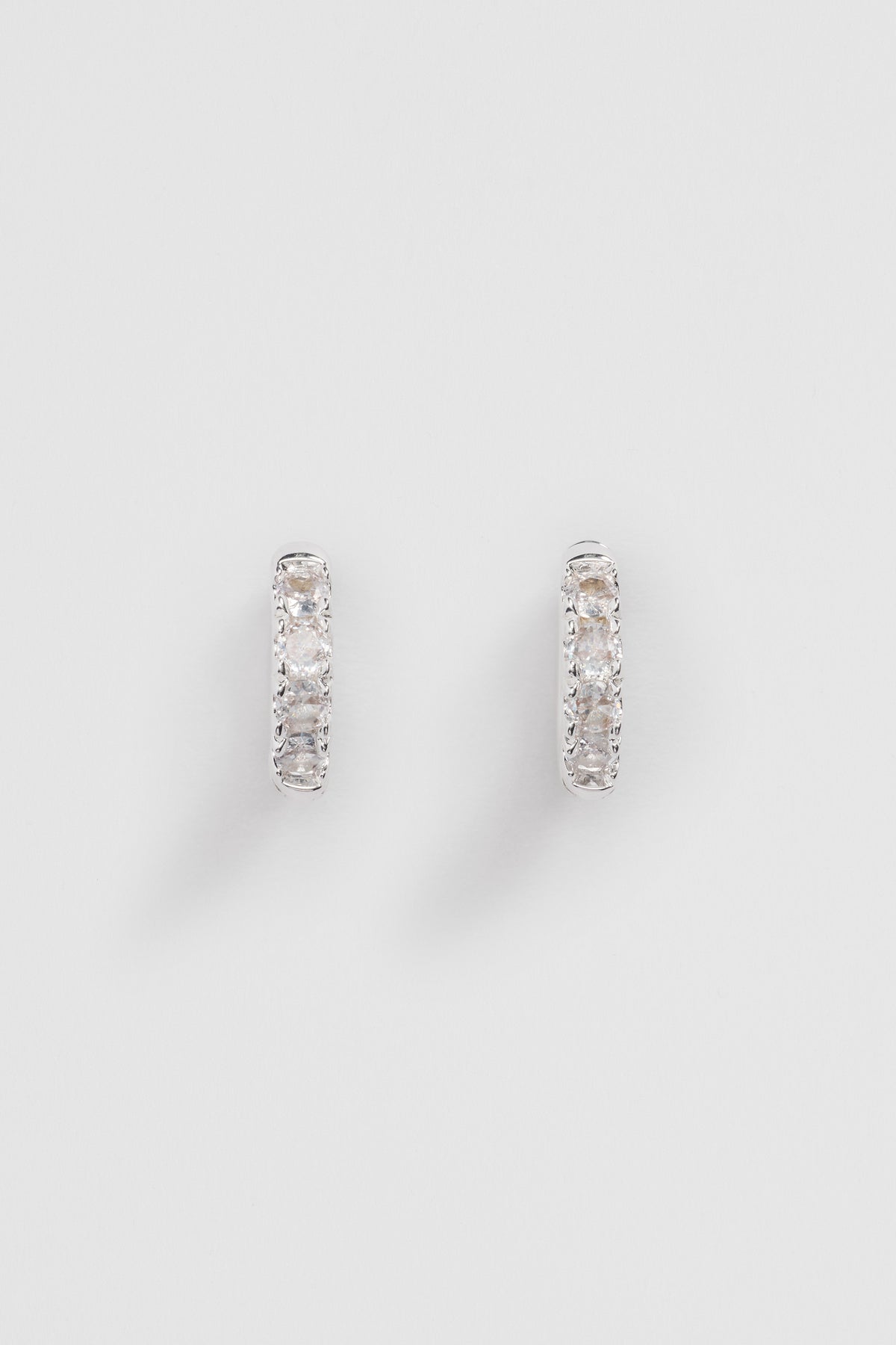 Eva Cubic Zirconia Hoop Earring
