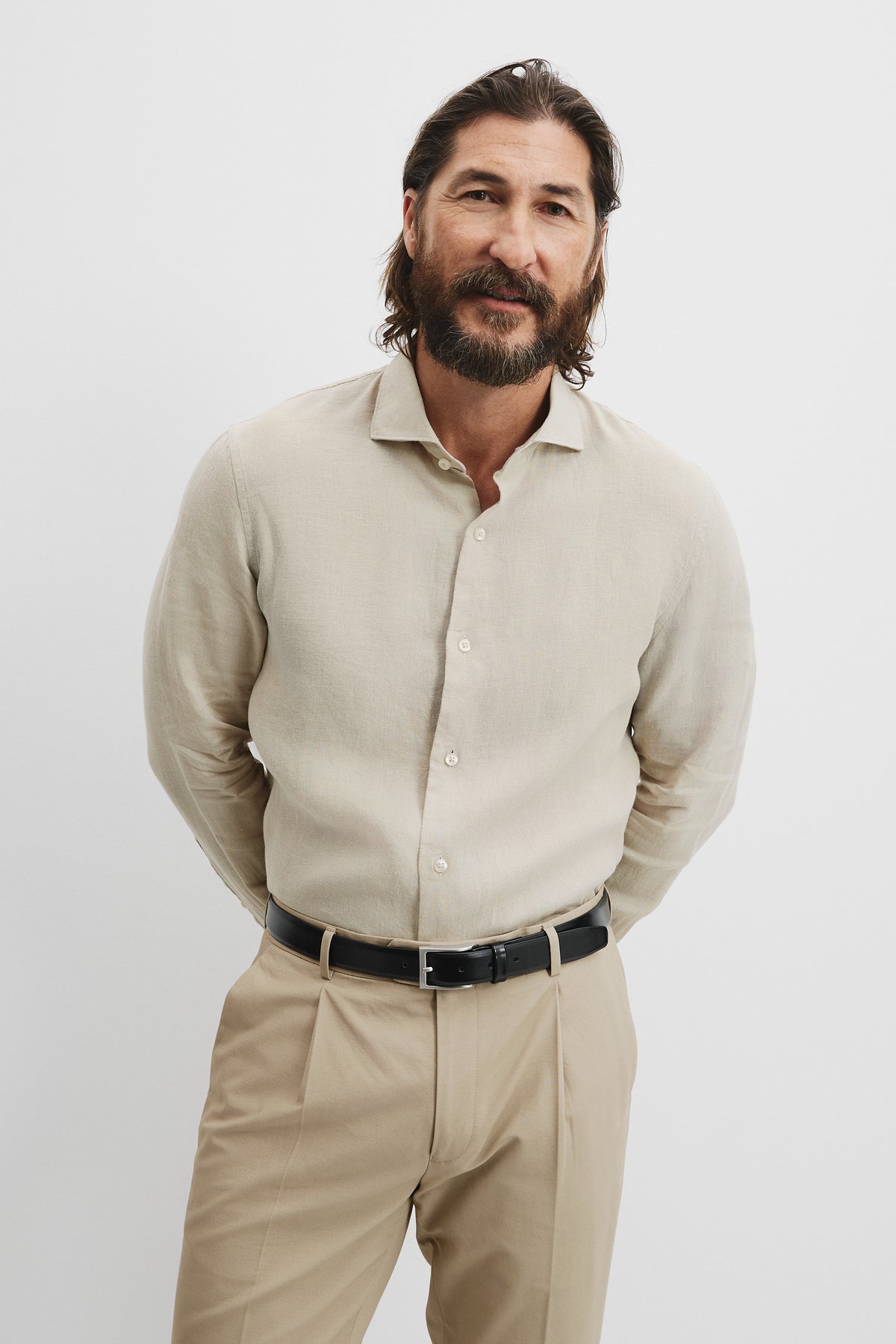 Tailored Fit Organically Grown Linen Shirt