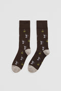 Cotton Blend Coffee Sock