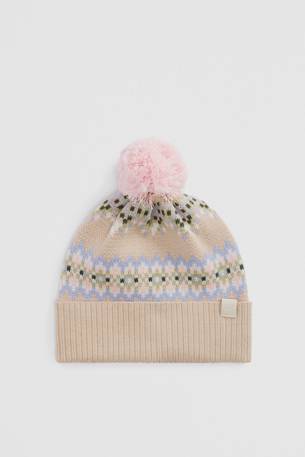 Cotton Fair Isle Beanie