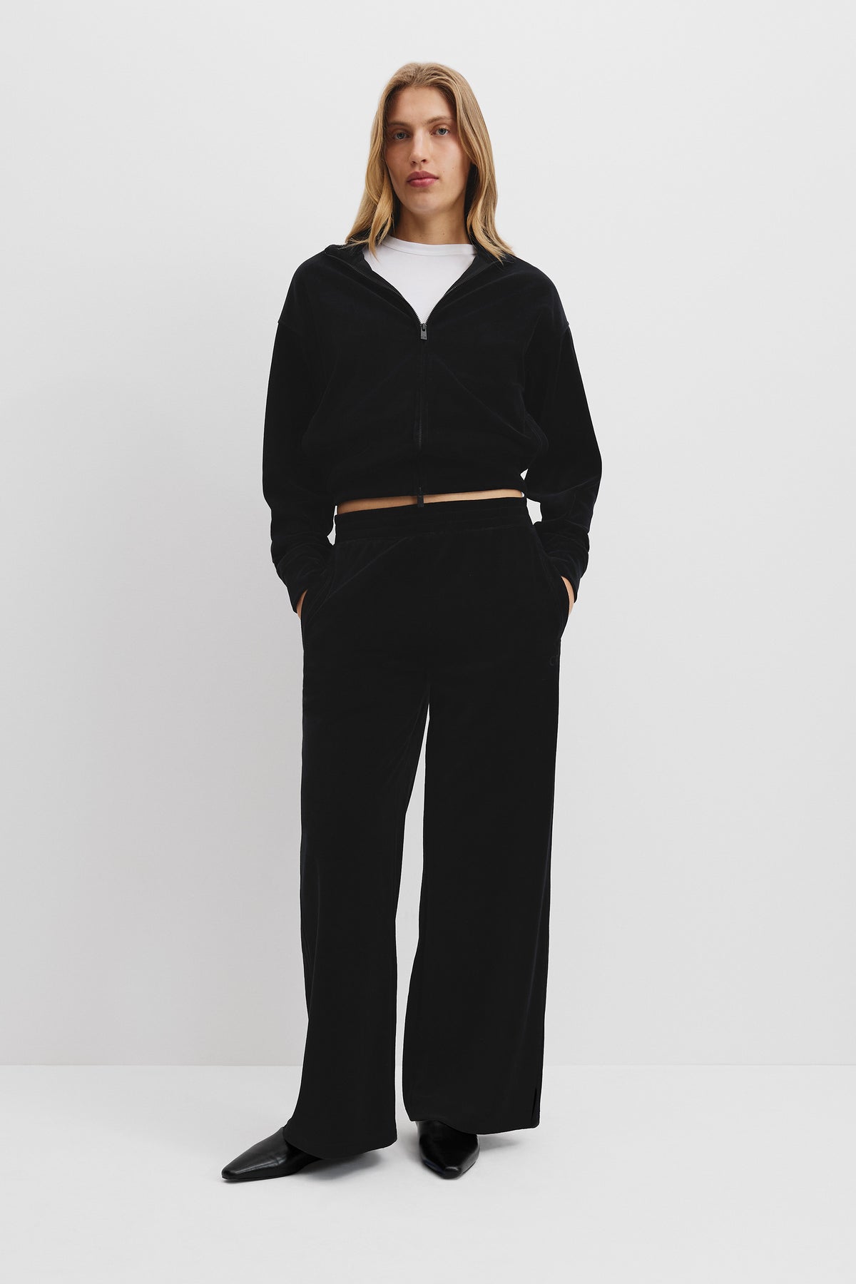 Velour Track Pant