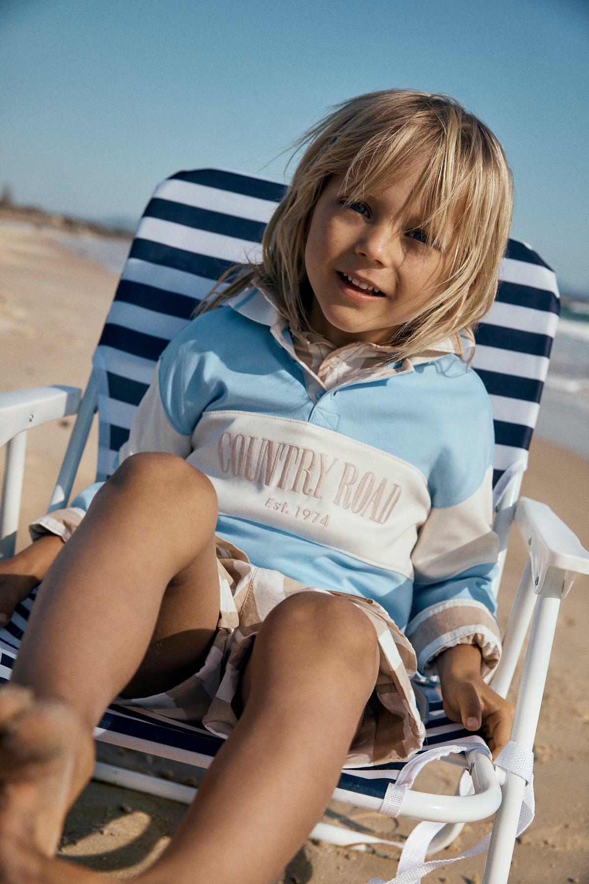 Organically Grown Cotton Logo Rugby Top