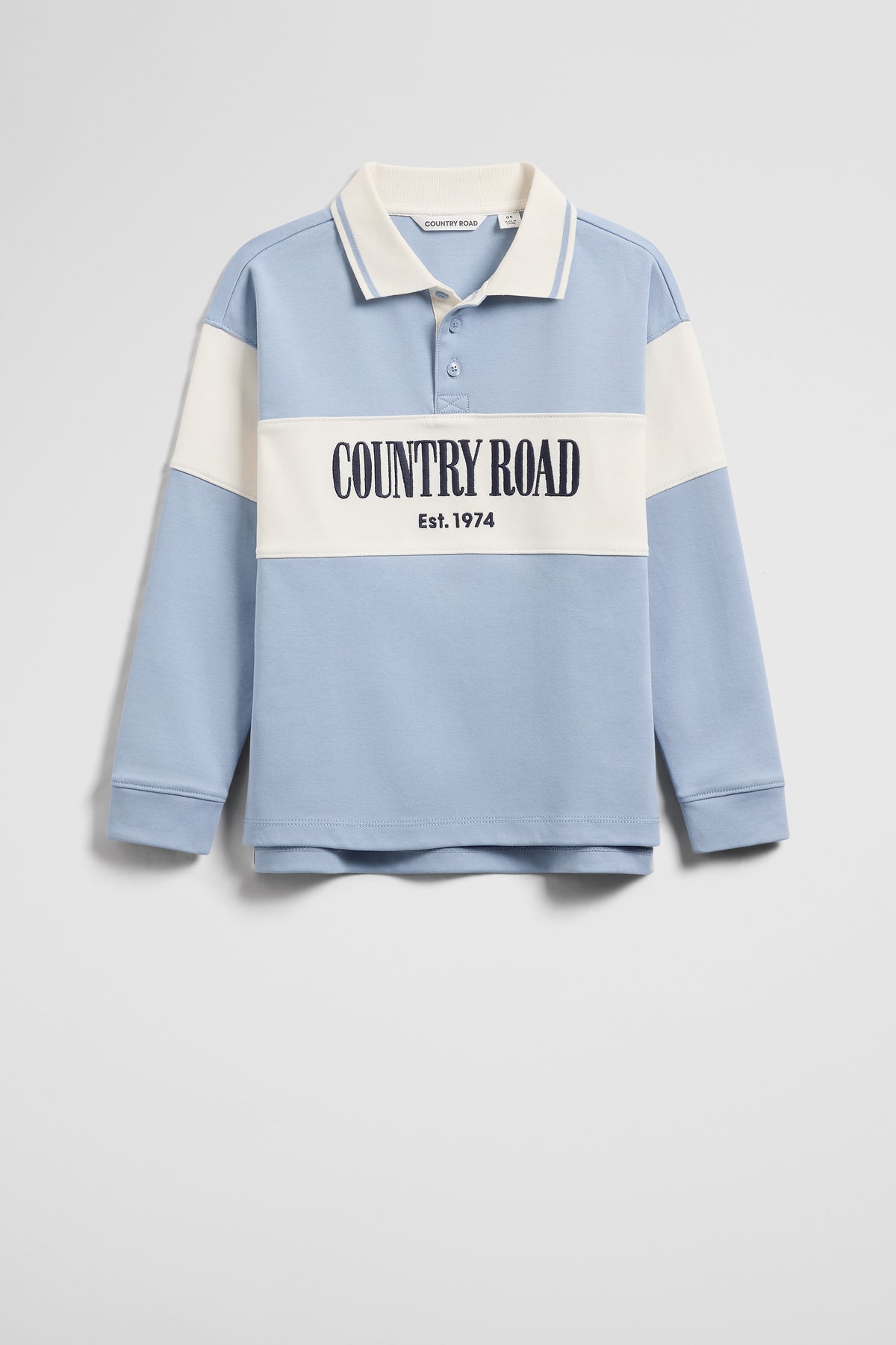 Organically Grown Cotton Logo Rugby Top
