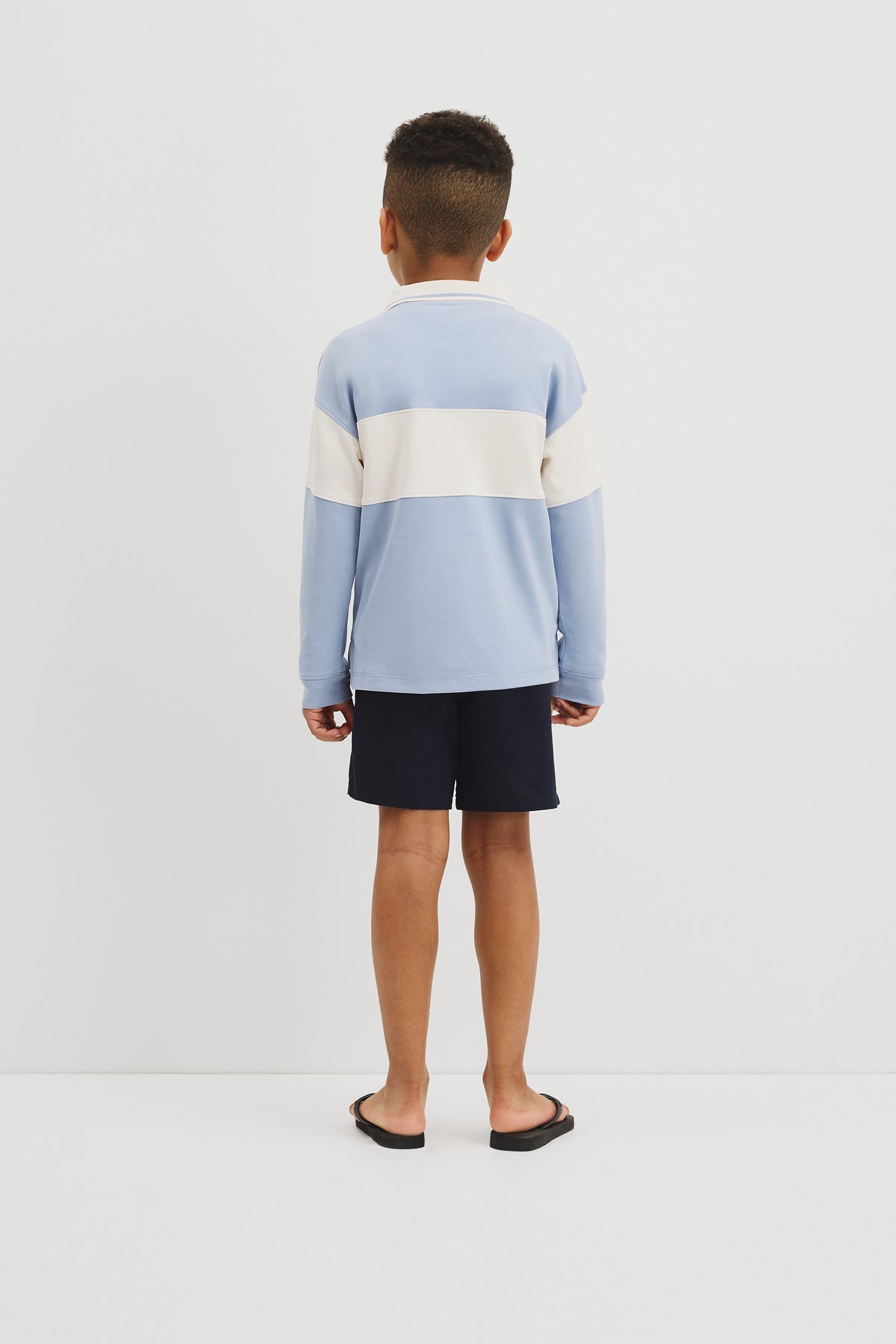 Organically Grown Cotton Logo Rugby Top