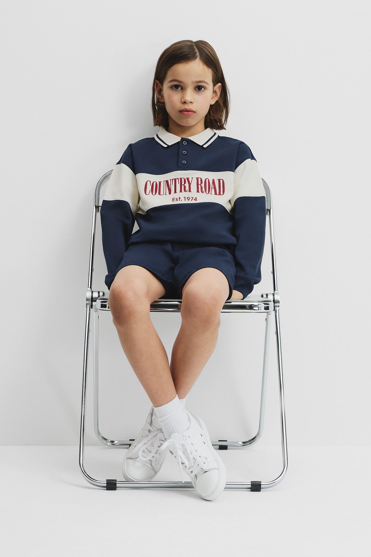 Organically Grown Cotton Logo Rugby Top