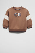 Cotton Oversized Country Road Panelled Sweat