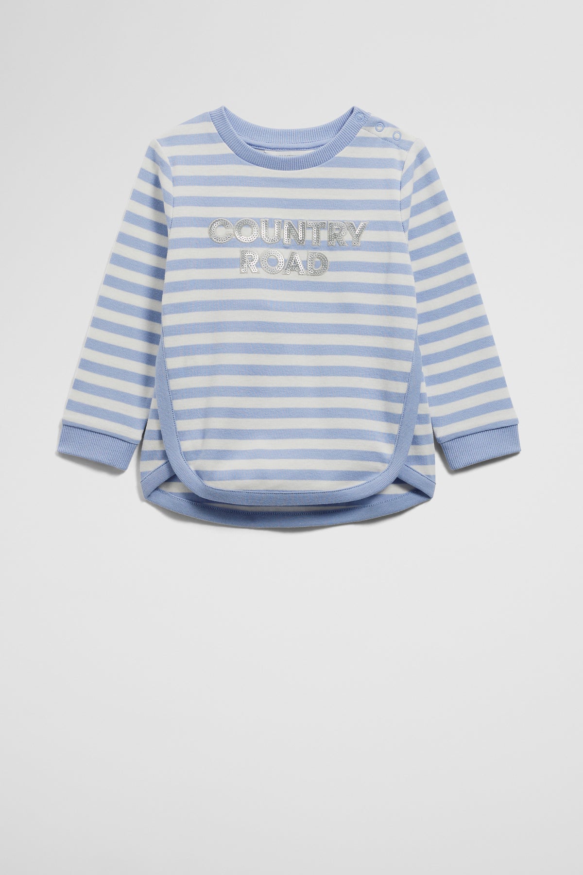 Organically Grown Cotton Long Sleeve Logo T-Shirt