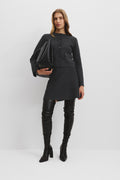 Compact Wool Knit Jacket