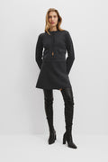 Compact Wool Mini Skirt