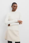 Basketweave Long Sleeve Knit
