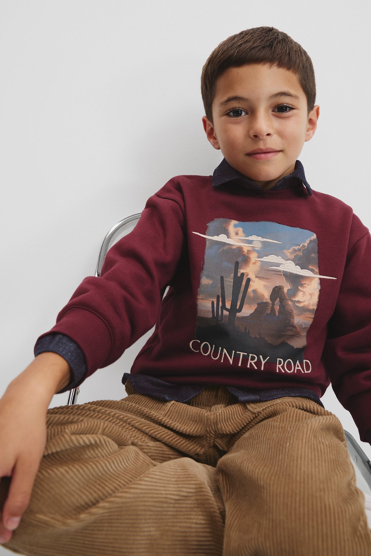 Cotton Desert Print Sweat