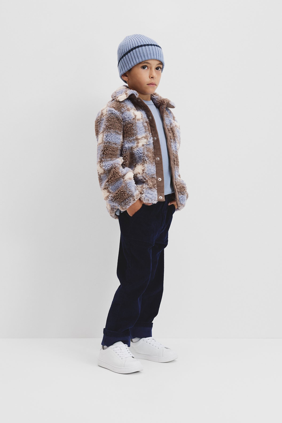 Check Sherpa Jacket
