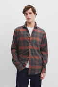 Regular Fit Cotton Flannel Check Shirt