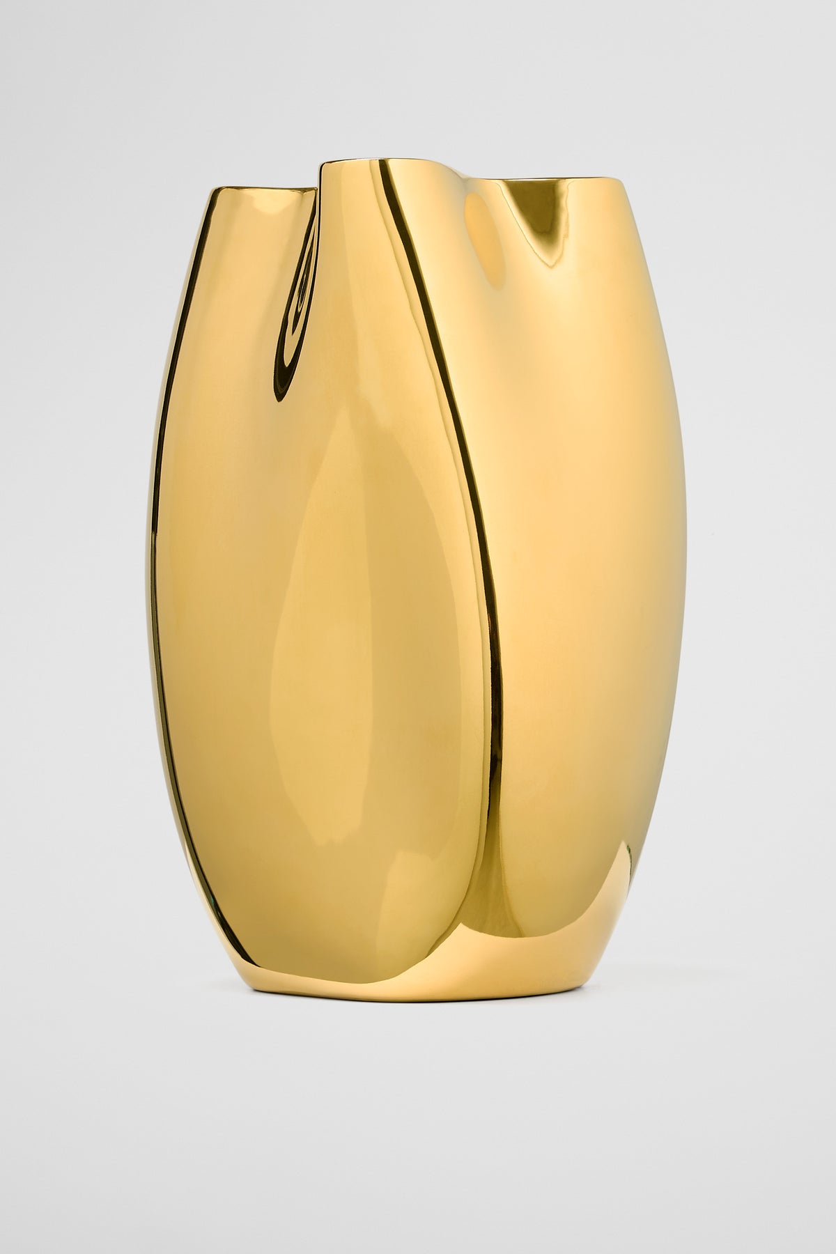 Phoebe Brass Large Vase