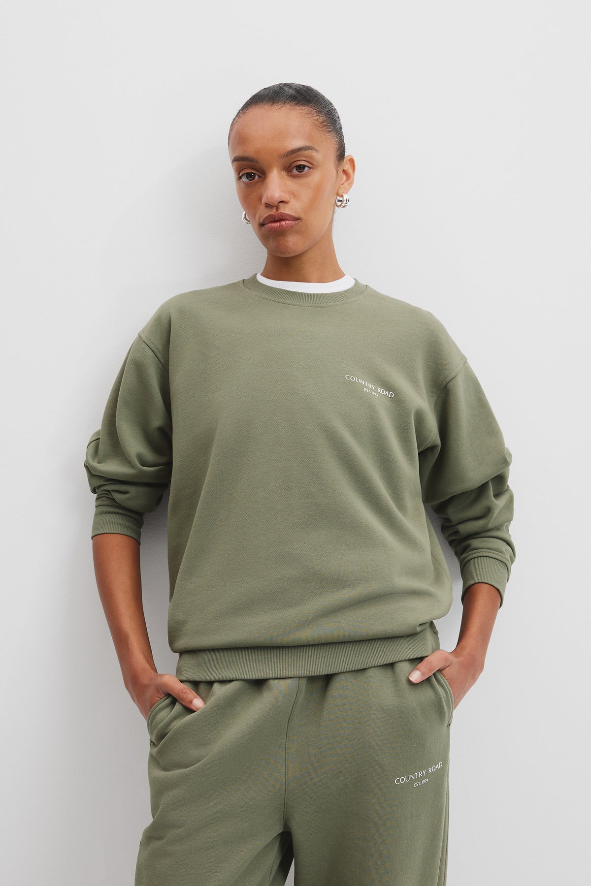 Cotton Relaxed Fit Sweat