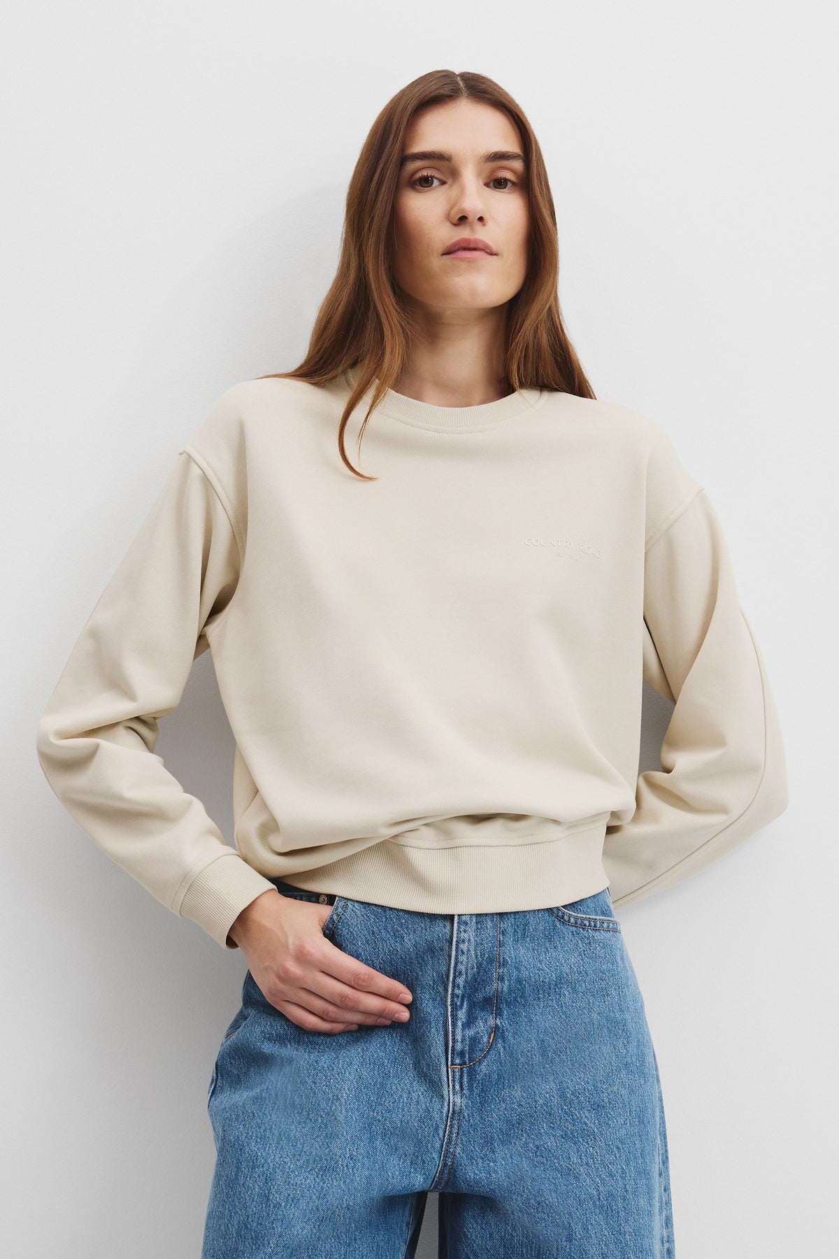 Cotton Relaxed Fit Sweat