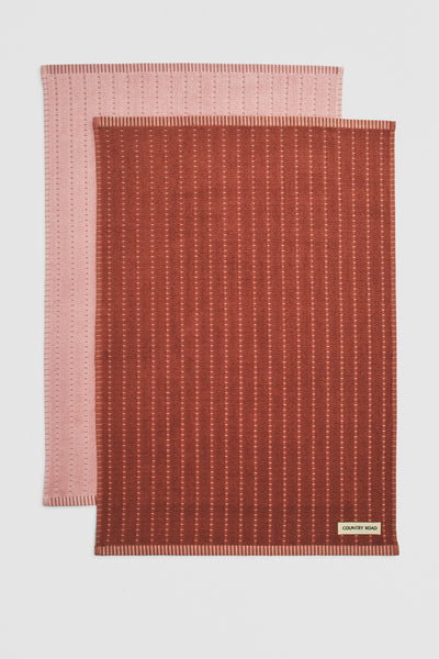 Mira Australian Cotton Tea Towel Pack Of 2