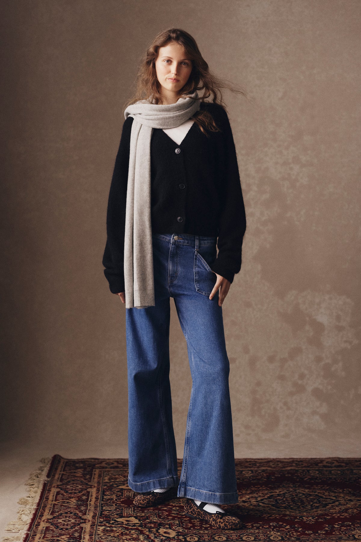 Teen Fluffy Knit Cardigan