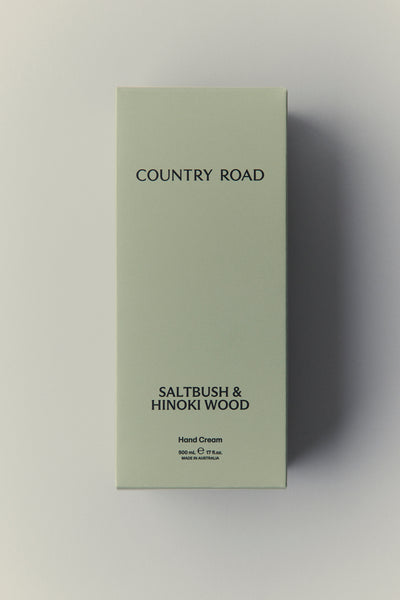 Australian Made Saltbush & Hinoki Wood Hand Cream 500Ml