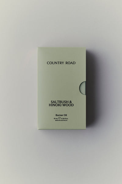 Australian Made Saltbush & Hinoki Wood Burner Oil 10Ml