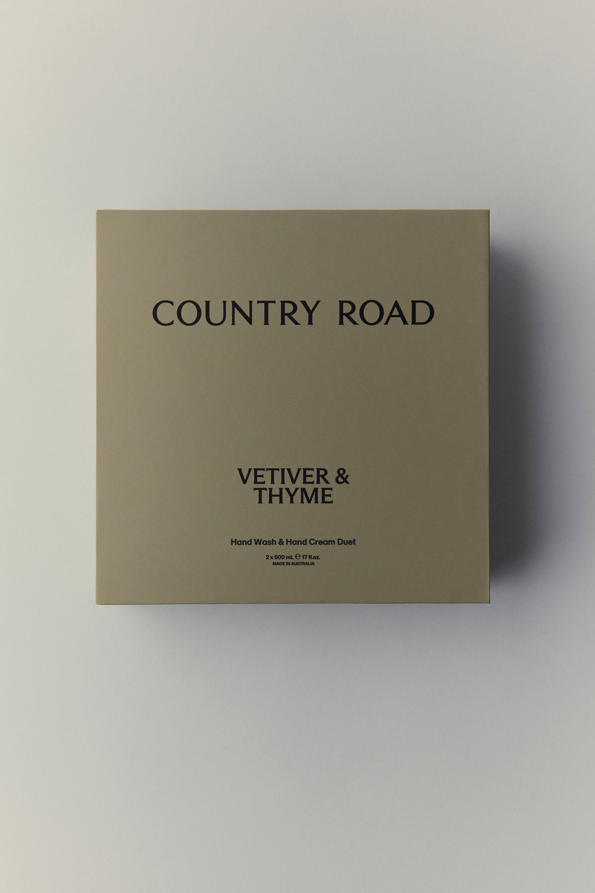 Australian Made Vetiver & Thyme Hand Care Duet