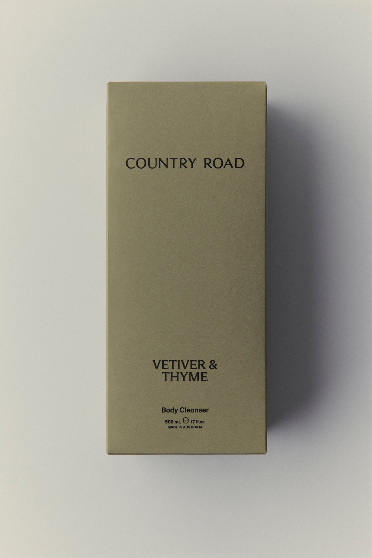 Australian Made Vetiver & Thyme Body Cleanser 500Ml