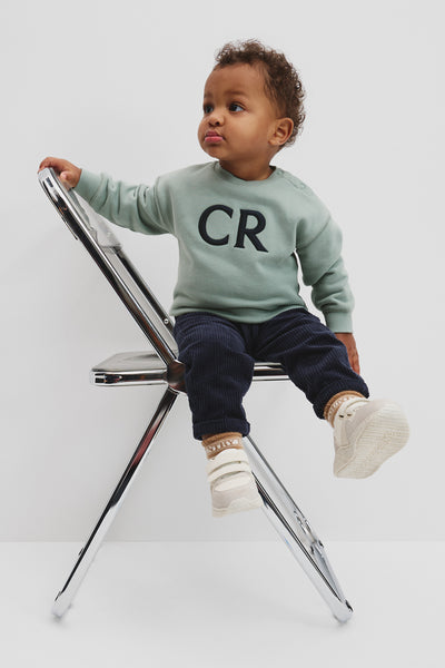 Cotton Oversized Cr Logo Sweat