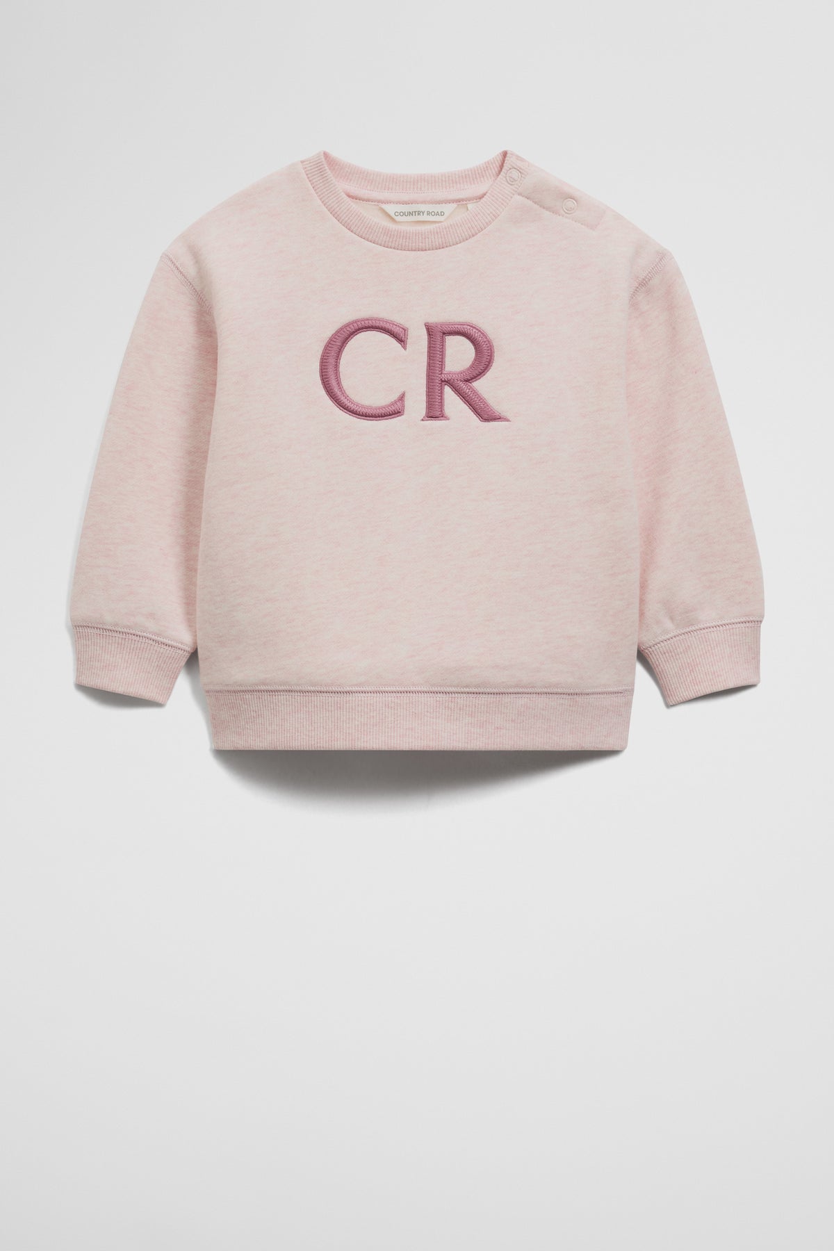 Cotton Oversized Cr Logo Sweat
