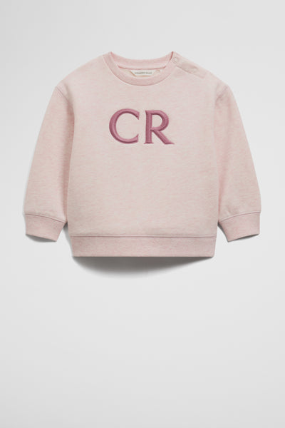 Cotton Oversized Cr Logo Sweat