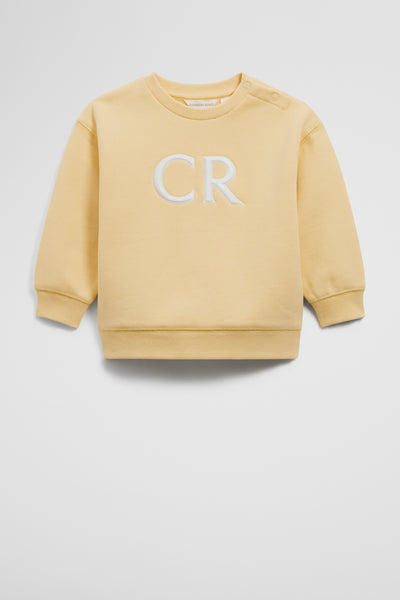 Cotton Oversized Cr Logo Sweat