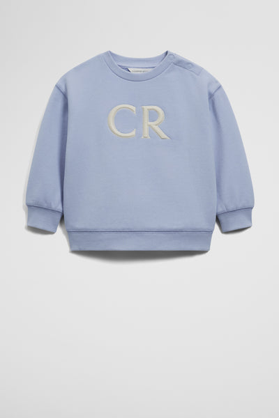 Cotton Oversized Cr Logo Sweat