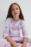 Cotton Flower Logo Pyjama Set