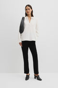 Crepe Popover Shirt