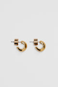 Small Molten Hoop Earring