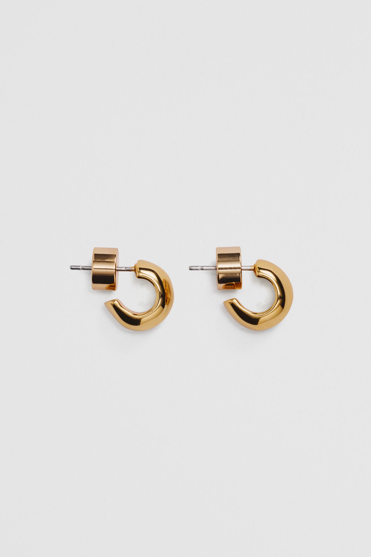 Small Molten Hoop Earring