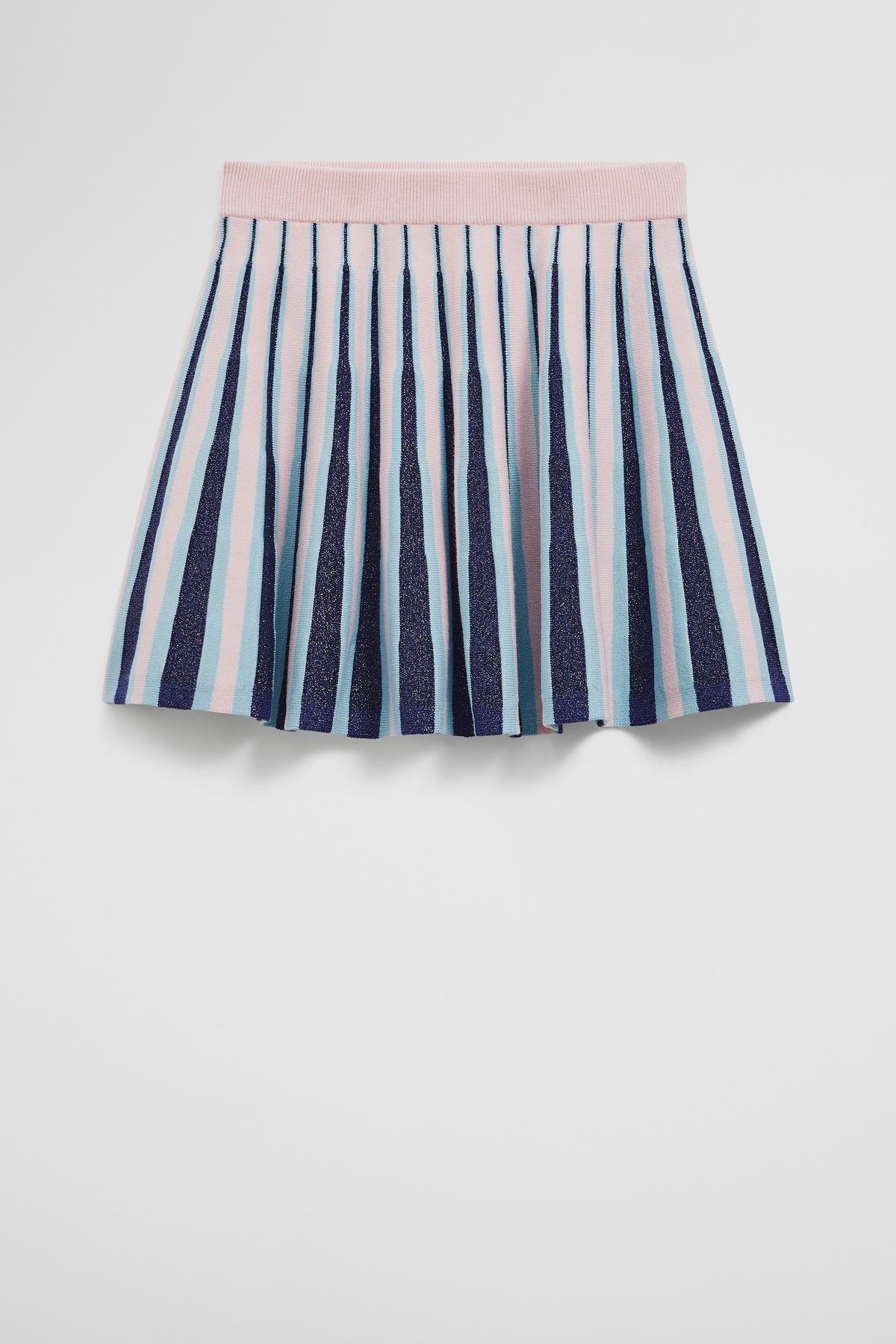 Pleated Knit Skirt