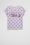 Organically Grown Cotton Sequin Logo T-Shirt