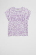 Cotton Sequin Logo T-Shirt