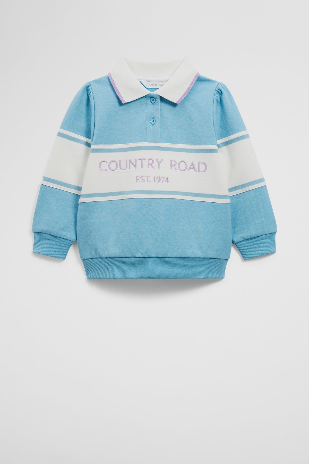 Organically Grown Cotton Logo Rugby Top