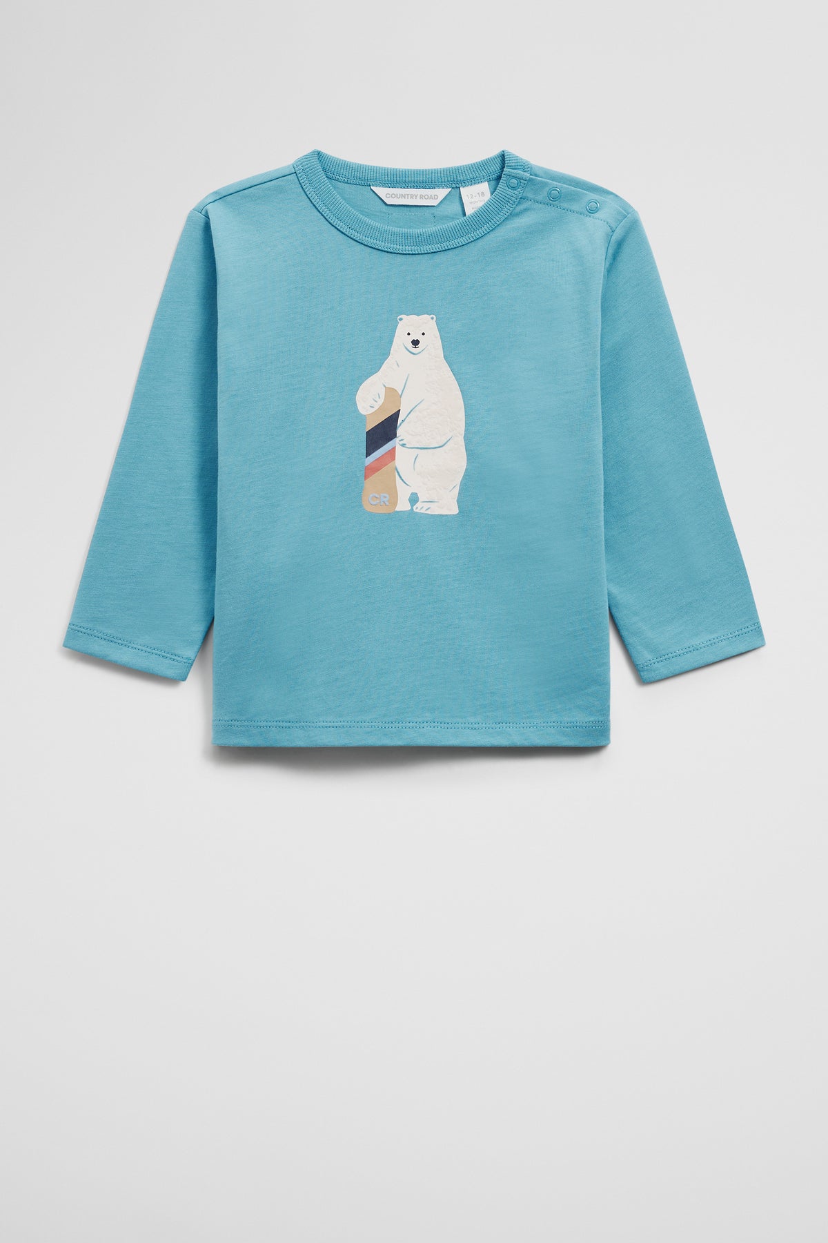 Organically Grown Cotton Polar Bear Long Sleeve T-Shirt